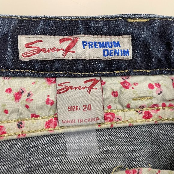 💐HP💐 SEVEN 7 DENIM CAPRIS - Picture 4 of 6
